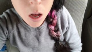 Car Masturbation and squirting in my panties