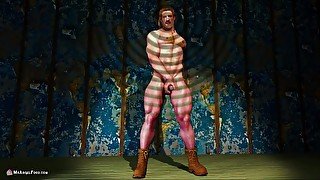 Mind Controlling Thor to Jerk Off (3D Animation)