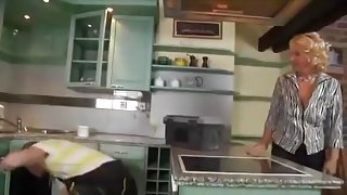 Young plumber goes mature grandmother