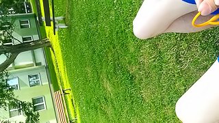 PUBLIC CUM IN PARK awesome