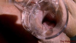 Speculum deep inside my pussy