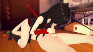 (3D Hentai)(Futa)(Akame ) Akame x Es