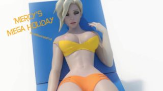 Mercy's mega holiday (giantess growth)