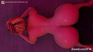 Cyber Noha - Femboy Loves Anal Doggy Style (Blender)