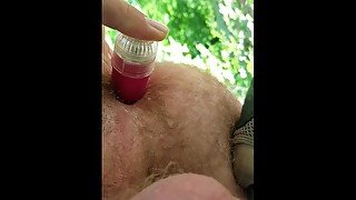 Outdoor anal play