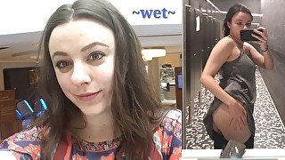 Wet Public Restroom Pee Compilation Mia Nyx