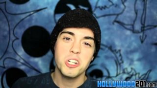 Jayden Ellis has an interview before the sex action part