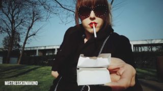 PERSUADING NON-SMOKING FRIEND TO HAVE A CIGARETTE (POV)