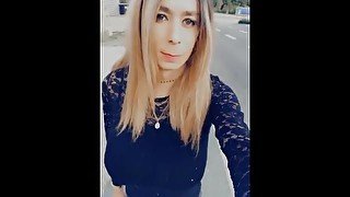 Tgirl Sissy Tatiana walk Streets