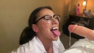 Secretly Slutty (Schoolgirl Sucks Step-Daddy) - Eva Nixon