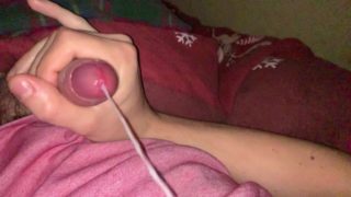 Quickie Cum Slow motion \ Zeitlupe morgenlatte \ uncutcock jerk off