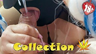 Collection cumshot of one 19 year bitch