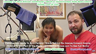 $CLOV Become Doctor Tampa & Give Gyno Exam To Bratty Raya Nguyen As Part Of Her University Physical!