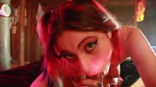 Horny af Petite geek oral suck and striptease