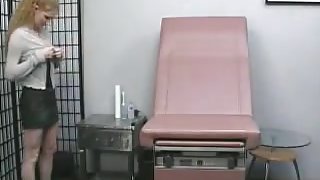 On reception at the doctor