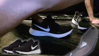 4K - Cum hard inside sexy Nike Sneaker