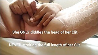 Sissy Playing With Her Bitch Clit