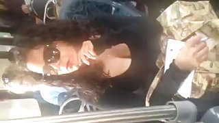 Very nice down blouse boobs Mexican