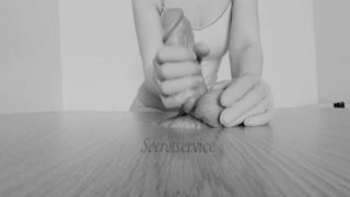 Retro style handjob in LATEX GLOVES FULL HD 1080 60fps