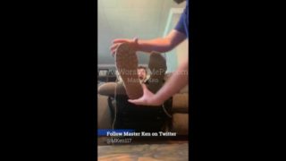 Master Ken Boot Removal and Foot Worship