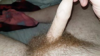 Drinking coffee and stroking my hairy self. Who could resist ginger pubes?