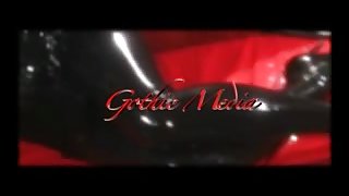 Latex lesbian humiliation sex video of hot babe