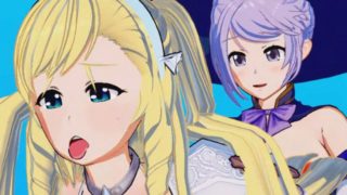 Bikini Warriors - Paladin X Futa Mage 3D Hentai