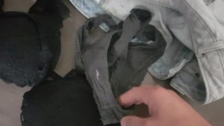 Found dirty panties in bathroom she left after shower