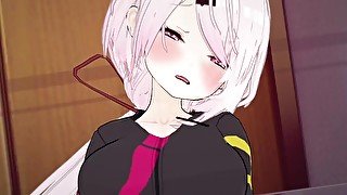 【にじさんじ 椎名唯華(私服)】椎名唯華(私服)がふたなりオナニーで絶頂するだけ