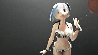 フィギュア　ぶっかけ　射精　リゼロ　レム　水着　オナニー