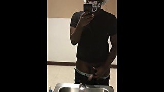 Beating my dick at work