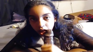 Desi paki muslim sucking black cock