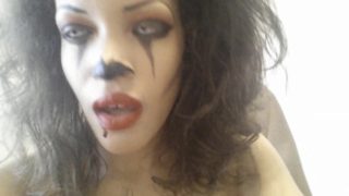 Clown slut dirty talks and masturbates until orgasm! MissLady666