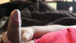 Jerking Off My Hard Dick With Huge Cumshot At The End