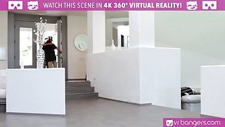 VR Bangers - DILLION HARPER and PRISTINE EDGE in hot FOURSOME