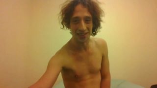 Topless Transgirl Super Extending Her Neck