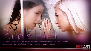 Hot brunette is fucking with blonde