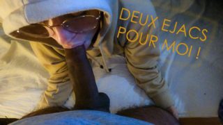 Amateur français - Je recommence à le sucer après la faciale pour avoir encore plus de sperme