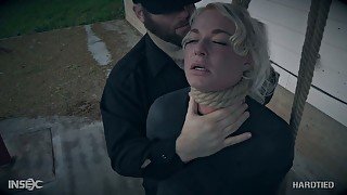 Poor real estate dealer London River has to know everything about bondage