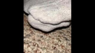 Cute Teen in sporty Socks