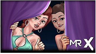 SummertimeSaga - Having fun with a girl in a cabana at the beach E3 #44