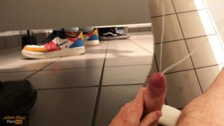 Public school toilet - Spray the whole stall with my massive cumshot! | Johann Wood