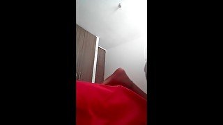 I record myself  in bed with underwear