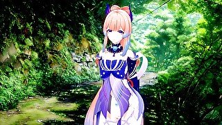 Genshin Impact: KOKOMI LOVES COCK (3D Hentai)