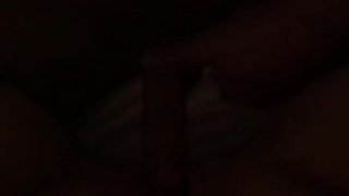 Fucking my chubby girlfriend in her pussy wet