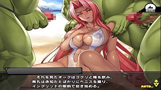 対魔忍RPGX【ビーチの女帝】イングリッド　前半
