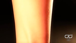 Darla TV - Dangling High Heel Mules & Sexy Red Toes