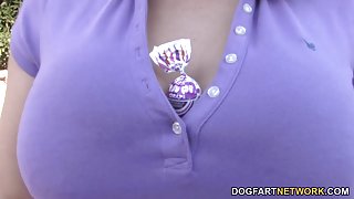 Busty Sierra Skye Fucks Her Dad's Black Friend