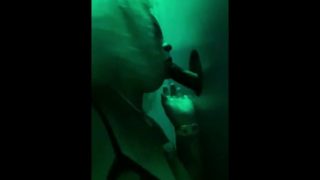 wifey sucks my big dick in gloryhole