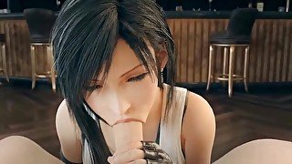 Bar Blowjob From Tifa